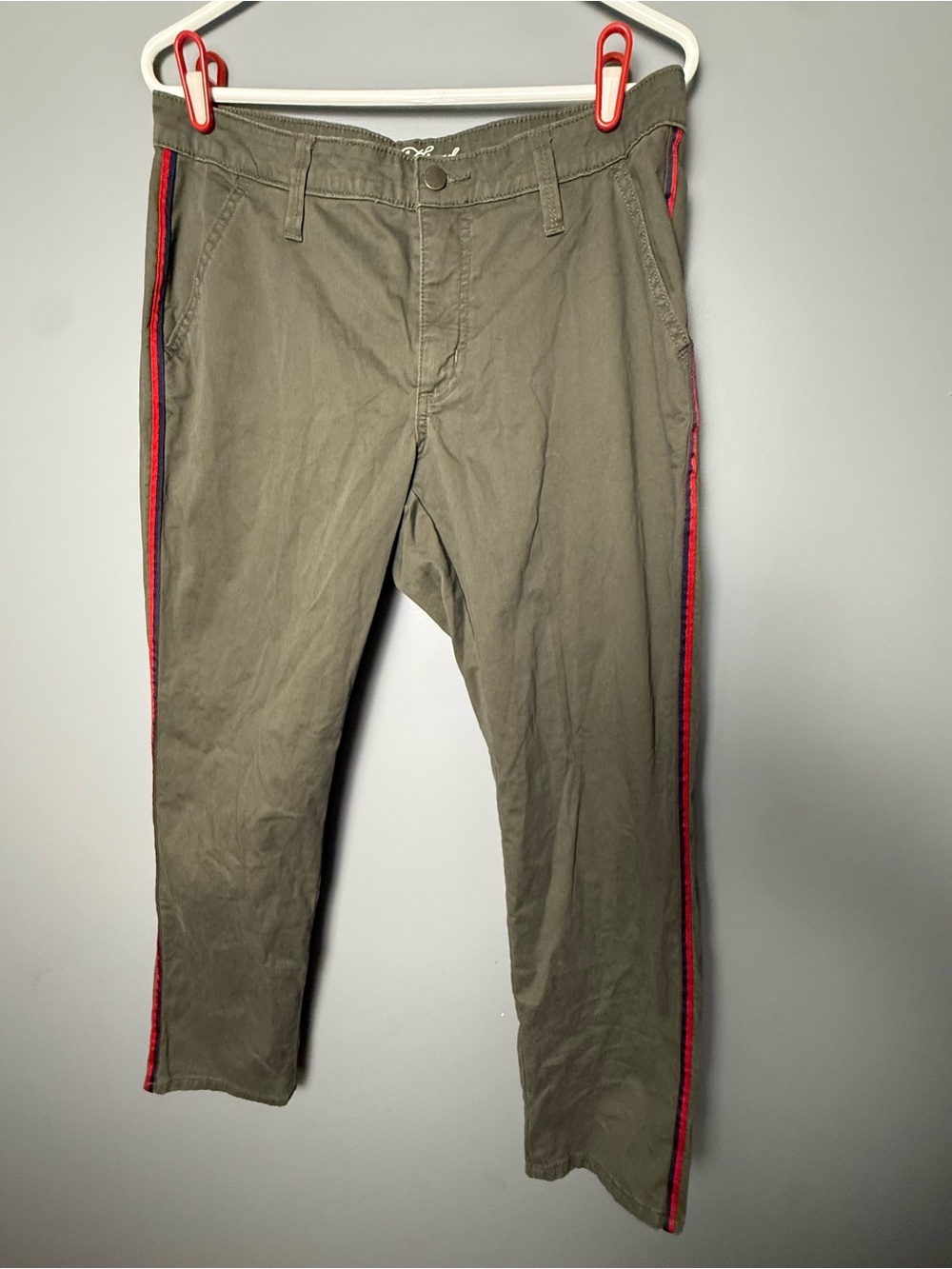Universal Thread Mid Rise Girlfriend Crop Pants Womens Sz 14 Short